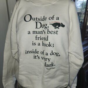 Vintage Groucho Marx Quote Sweatshirt – Fruit of the Loom Heavy Cotton Made USA